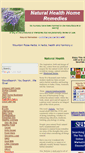 Mobile Screenshot of natural-health-home-remedies.com